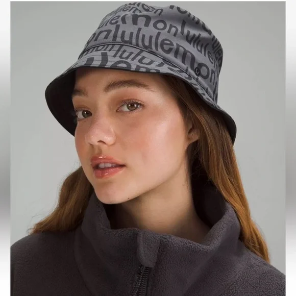 Lululemon Both Ways Reversible Bucket Hat S / M Black & Gray  NWT $52 Lululemon Both Ways Bucket Hat, Grey/Black, | Mercari main image 3
